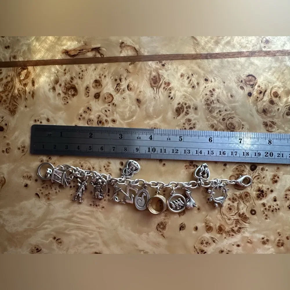 Chunky Twelve Days of Christmas Charm Bracelet